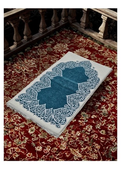 smart home Luxury Padded Prayer Rug, Insulated Inner Padded Prayer Mat 110*70*4cm, Soft Microfiber Fabric