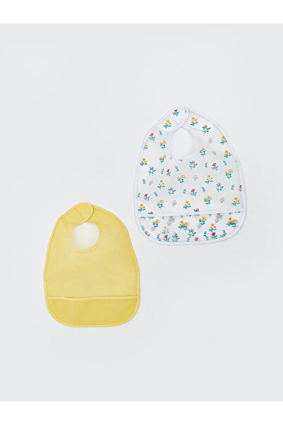 LC Waikiki Timeless Recommendations from Timeless Store | Printed Baby Girl Food Bib Set of 2