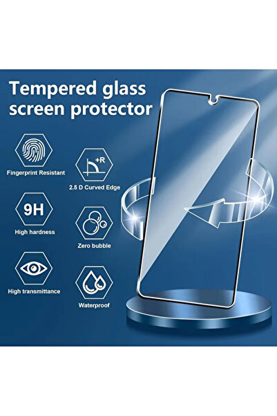 Fibaks Xiaomi Redmi 14C 150Cc Anti-Static Large Edge Full Screen Protector Tempered Real Hard Unbreakable Glass