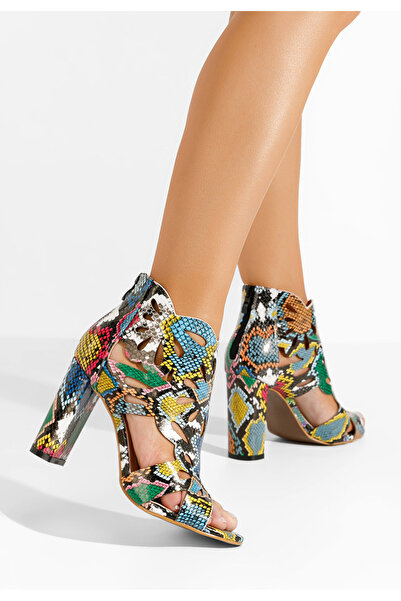 B T Shoes Γυναικεία Πέδιλα Chava πολυχρωμα