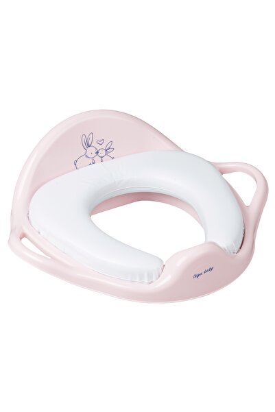 Tega Baby Reductor de toaletă moale Iepurași mici roz KR-020-104