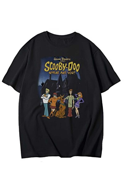 StartMore Siyah Scooby Doo Oversize Unisex
