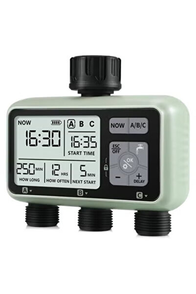 Taimi Sprinkler Timer, 3-Outlet Hose Timer Programmable Water Timer-1 to 3 Point
