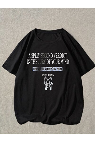 StartMore أسود للجنسين مقاس كبير Dtf