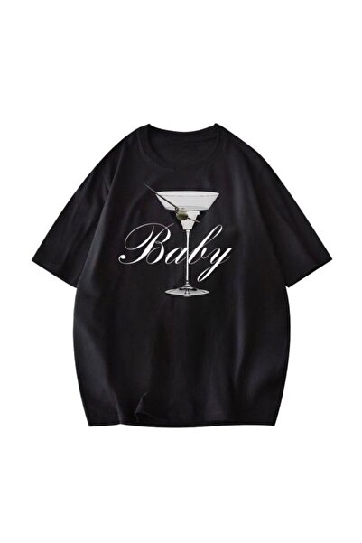 StartMore Black Unisex Oversize Dtf