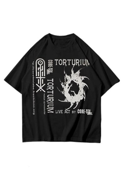 StartMore أسود للجنسين مقاس كبير Dtf