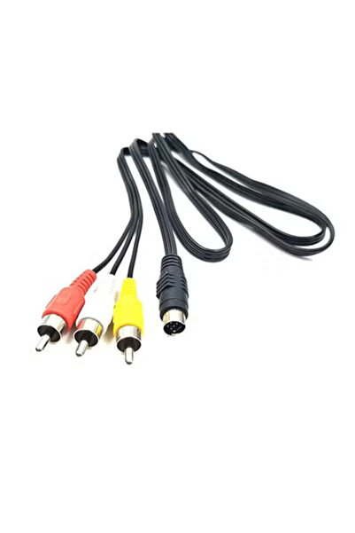 Taimi كابل S-Video بطول 5 أقدام إلى 3 منافذ RCA للتلفزيون بطول 3 أمتار