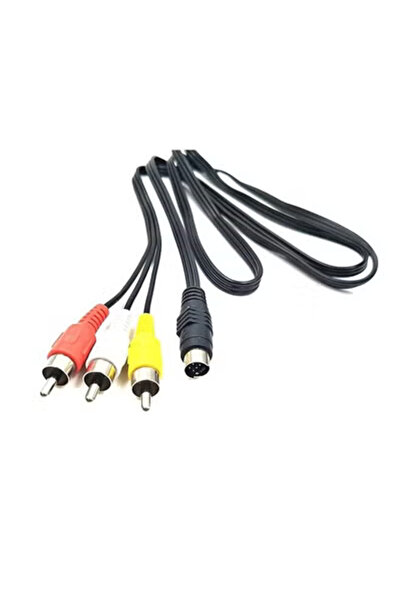 Taimi كابل S-Video بطول 5 أقدام إلى 3 منافذ RCA للتلفزيون بطول 2 متر