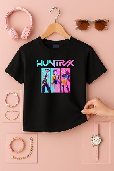 BLITZIST Kpop Demon Hunters Hunterix Zoey Rumi Mira Baskılı Kız Çocuk Tişört ...