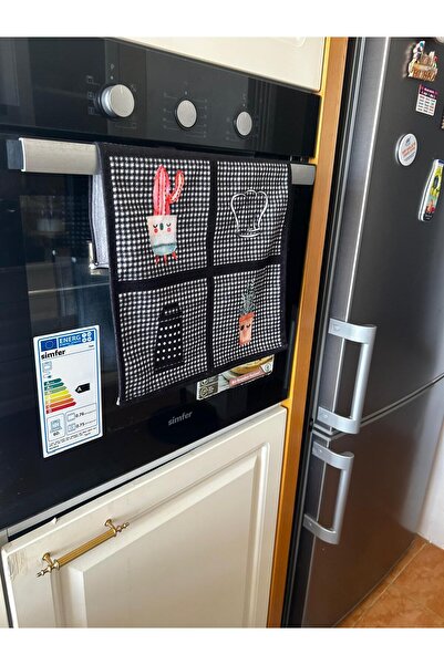 THEMODERNHANE Decorative Patterned Kitchen Towel 35 X 50 Cotton Washable Clea...