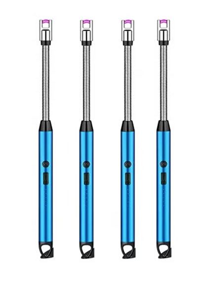 Taimi Pack of 4 Blue Dual Model Lighter Electric Lighter