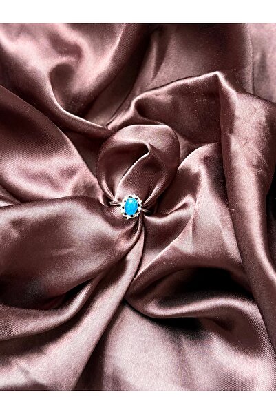 Taş-Mir Apatit Taşı Doğal Taş Ayarlamalı Yüzük