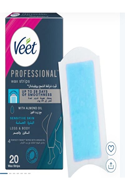 Veet شرائح الشمع للبشرة الحساسة ٢٠ قطعة