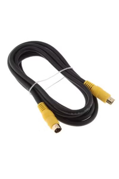 Taimi محول كابل S-Video ذكر إلى ذكر رباعي السنون لأجهزة التلفزيون والصوت والصورة