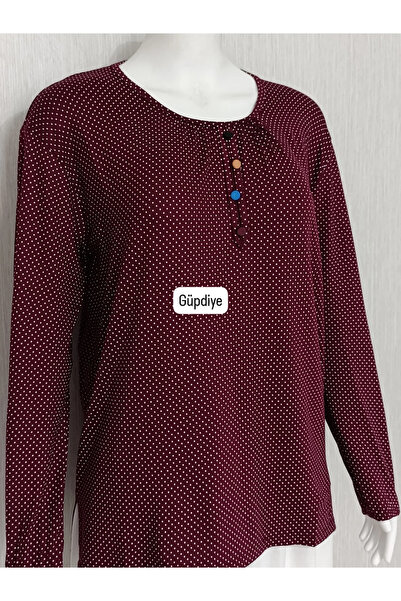 güpdiye Puantiyeli Bluz