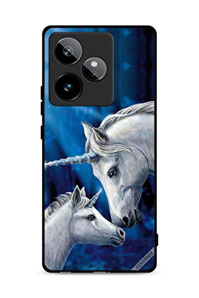 Covernex غطاء حماية لهاتف Realme GT 7T 5G، محب وحيد القرن، وحيد القرن الصغير