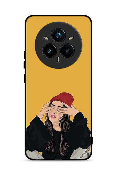 Covernex غطاء حماية لهاتف Realme 14 Pro 5G برسومات فتاة حزينة