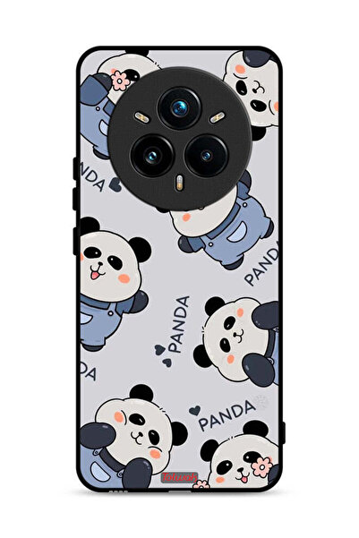 Tolwak غطاء حماية لهاتف Realme 14 Pro Plus 5G بنمط الباندا