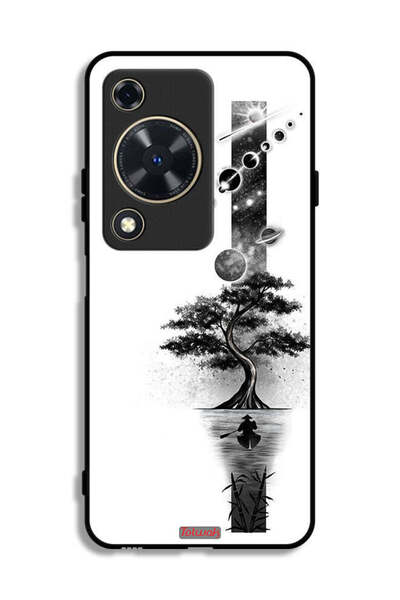Tolwak Huawei Nova Y72S Protective Case Cover Earth Space Art