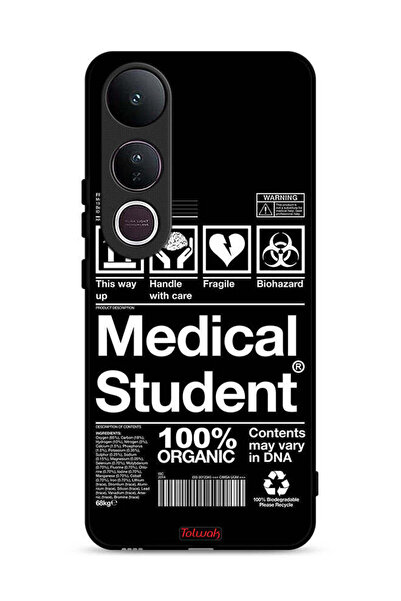 Tolwak غطاء حماية فيفو V50 لايت - ملصق طالب الطب