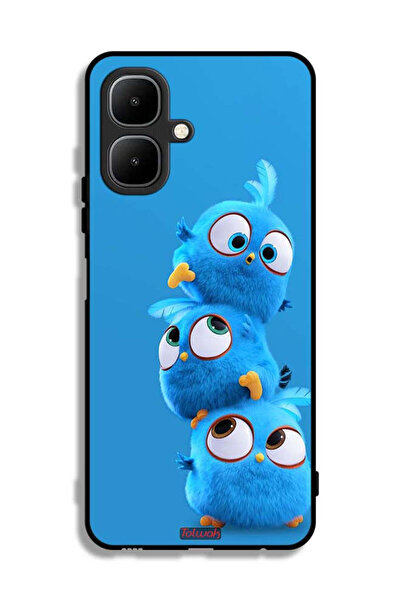 Tolwak غطاء حماية لهاتف إنفينيكس سمارت 10 بنقشة طيور لطيفة