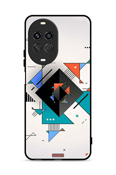 Tolwak غطاء حماية لهاتف هواوي نوفا 14 ألترا 5G بأشكال مربعة ومثلثة ونمط تجريدي