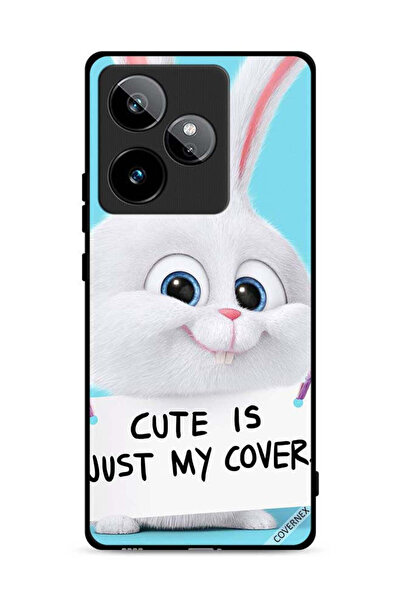 Covernex غطاء حماية لهاتف Realme GT 7T 5G، أرنب لطيف هو مجرد غطاء لي