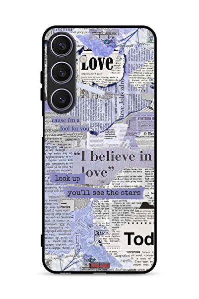 Tolwak غطاء حماية لهاتف سامسونج جالاكسي A17، قطع من الصحف