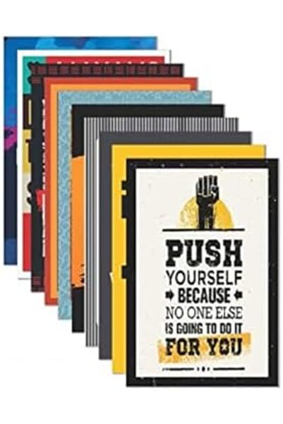 Today Idea مجموعة اقتباسات ملهمة وتحفيزية من Today Idea - 10 ملصقات مطبوعة مقاس A3 (12 × 18 بوصة)