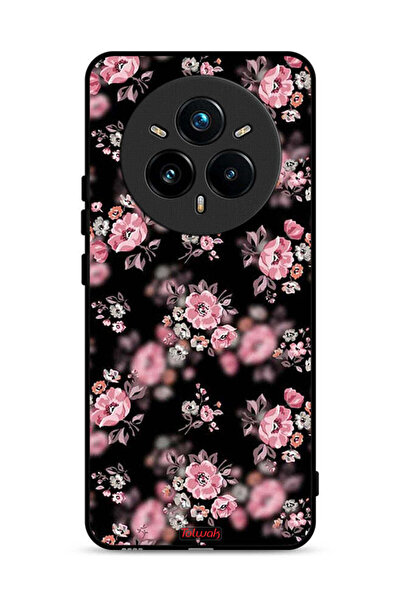 Tolwak غطاء حماية لهاتف Realme 14 Pro 5G بنقشة زهور بورتريه