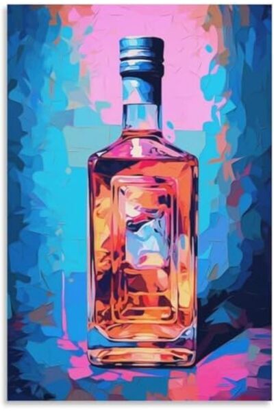 Today Idea ملصق فني جداري من القماش للمطبخ من Today Idea، ديكور ريفي بدون إطا...