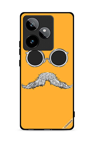 Covernex غطاء حماية لهاتف Realme GT 7T 5G برسومات نظارات وشارب