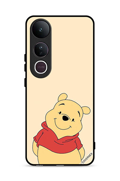 Covernex غطاء حماية Vivo V50 Lite بتصميم الدب في وضع السعادة