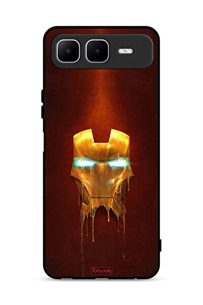 Tolwak Infinix Smart 10 Plus Protective Case Cover Iron Man Marvel Comics