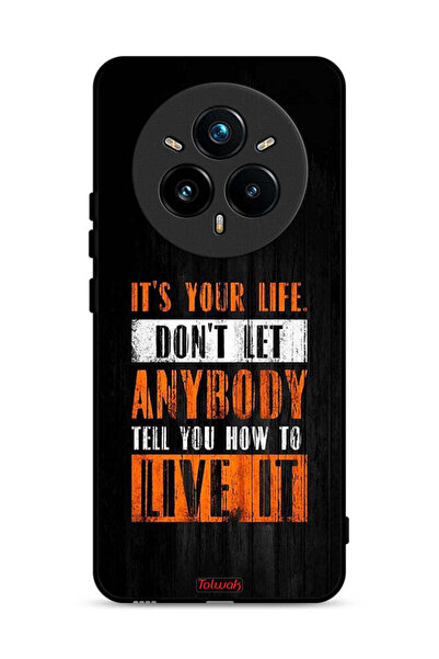Tolwak غطاء حماية لهاتف Realme 14 Pro Plus 5G "Its Your Life"