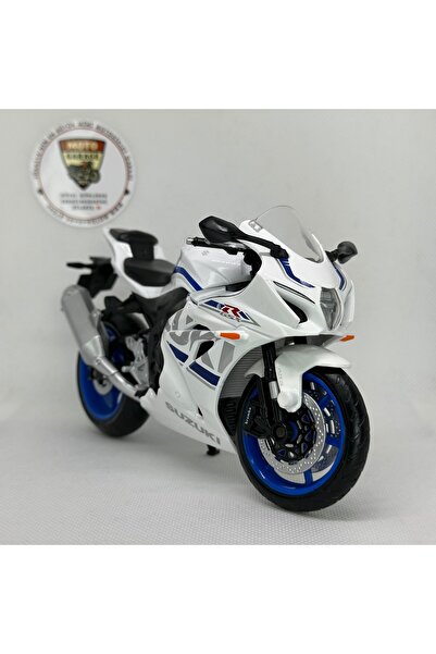 WELLY Suzuki GSX-R 1:12 Diecast Motosiklet Model – Lisanslı Metal Maket Koleksiyon Oyuncak
