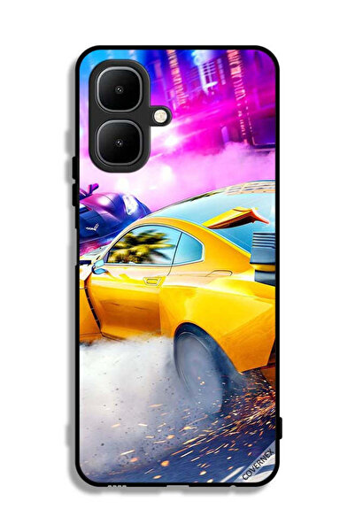 Covernex غطاء حماية لهاتف تكنو بوب 10 بتصميم سيارة سباق