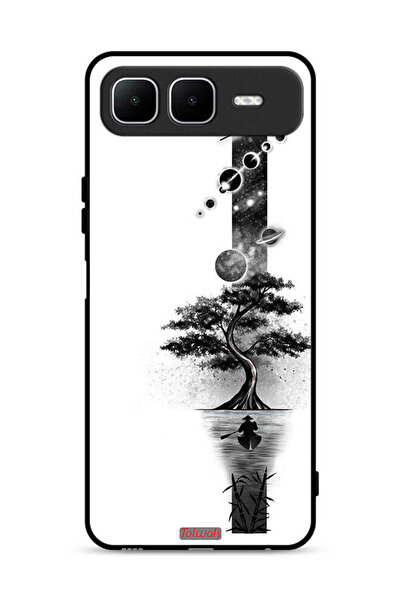Tolwak غطاء حماية لهاتف Infinix Smart 10 Plus برسومات الأرض والفضاء