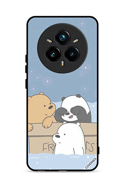 Covernex غطاء حماية لهاتف Realme 14 Pro Plus 5G بطبعة Bear Friends