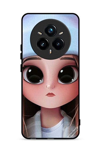 Covernex غطاء حماية لهاتف Realme 14 Pro 5G بتصميم فتاة وحيد القرن اللطيفة