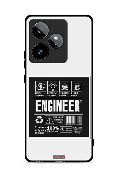 Tolwak غطاء حماية لهاتف Realme GT 7 5G، ملصق مهندس