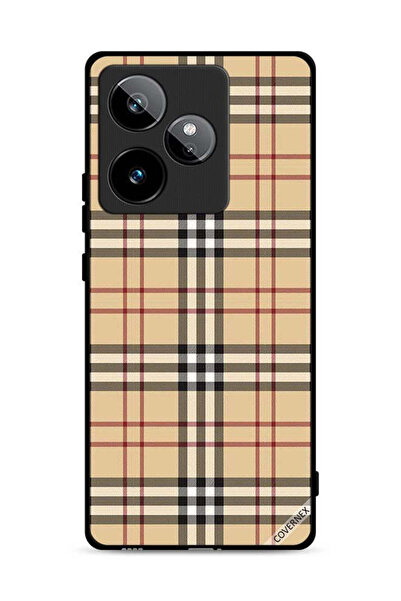 Covernex غطاء حماية لهاتف Realme GT 7T 5G بنمط خطوط على القماش