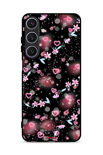 Tolwak غطاء حماية لهاتف سامسونج جالاكسي A17 برسومات قلوب وأزهار صغيرة