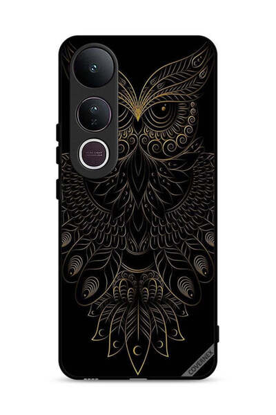 Covernex غطاء حماية بتصميم بومة زهرية عصرية من فيفو V50 لايت