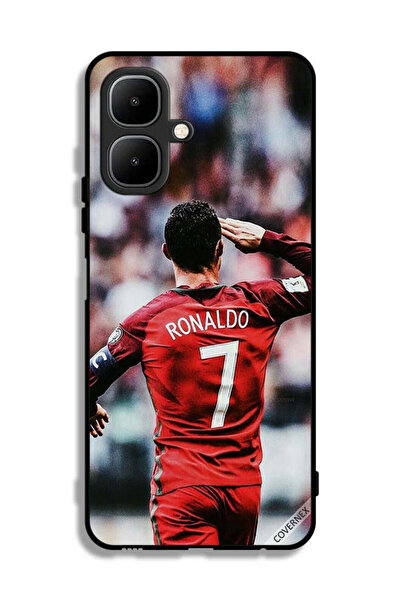 Covernex غطاء حماية لهاتف تكنو بوب 10 بتصميم رونالدو تحية للجمهور