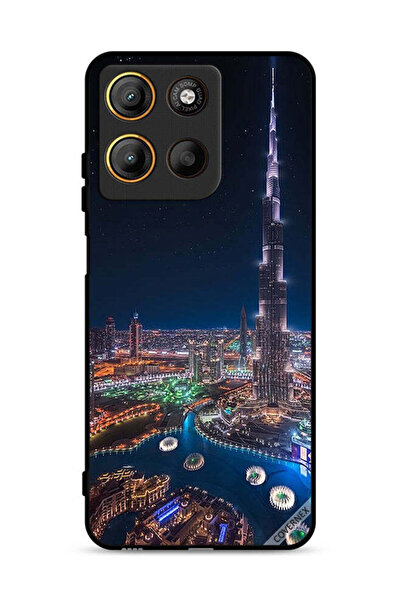 Covernex غطاء حماية موتورولا موتو جي 15 بمنظر ليلي لوسط المدينة