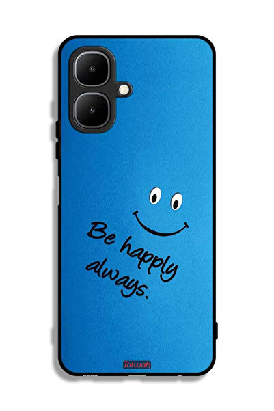 Tolwak غطاء حماية لهاتف تكنو بوب 10 كن سعيدًا دائمًا