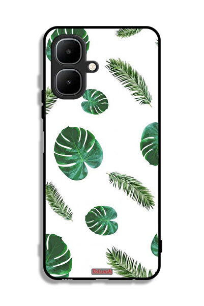 Tolwak غطاء حماية لهاتف إنفينيكس سمارت 10 بنقشة ريش فنية