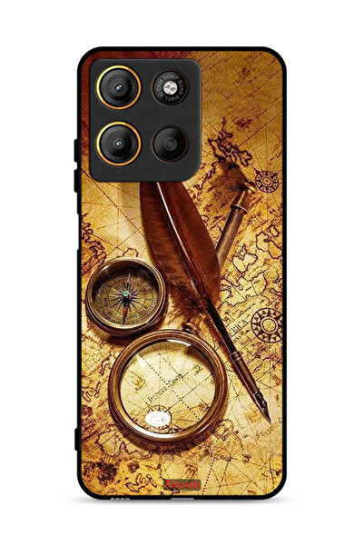 Tolwak غطاء حماية موتورولا موتو جي 15 بتصميم بوصلة عتيقة