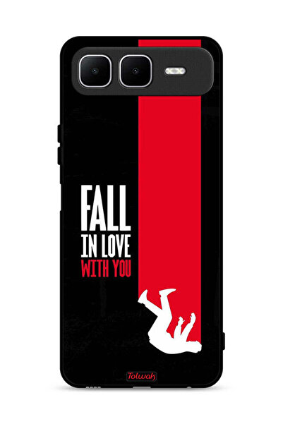 Tolwak غطاء حماية لهاتف Infinix Smart 10 Plus "Fall In Love With You"